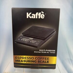 Kaffe Digital Espresso Coffee Measuring Scale Black 5.2x7.2 KFES01 Barista Tool